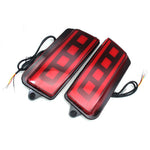 Til Grand Cherokee 2005-2010 1 par bilbagkofangerlys Rød LED DRL Blinklys Bremselampe