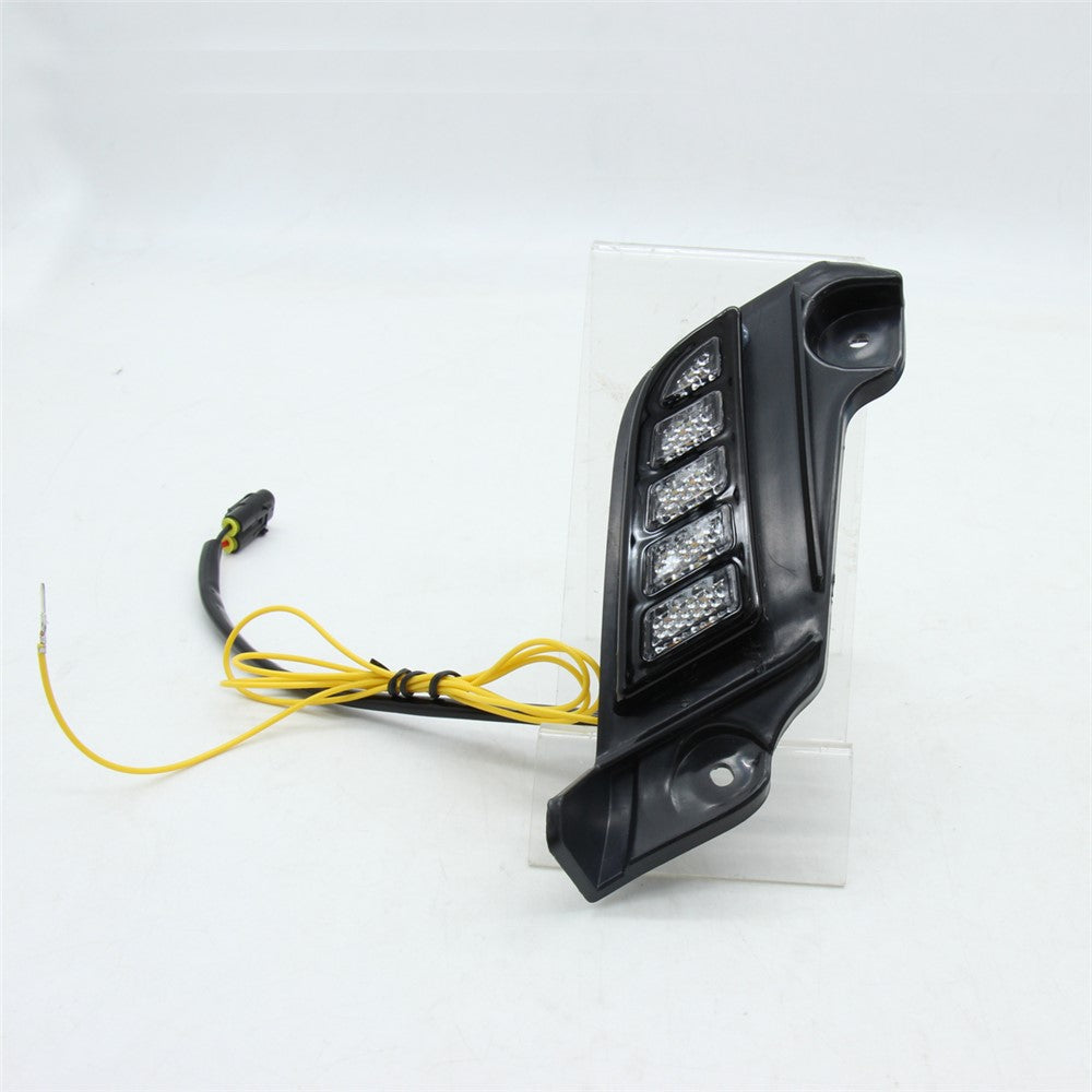 Toyota Tacoma 2011-2015 1 par vandtætte DRL-lys til bil, hvide + gule LED-blinklys