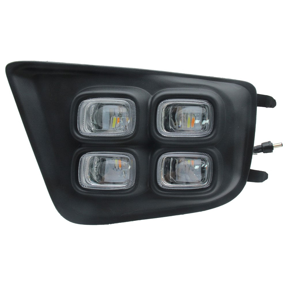Toyota Tacoma 2012-2015 1 par bil DRL dimljus vattentät vit + gul LED blinkerslampa