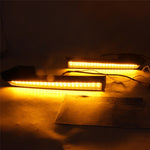 For Toyota Tacoma 2012-2015 1 Pair Car Headlight Lower Trim Light LED DRL Light Turn Signal Lamp
