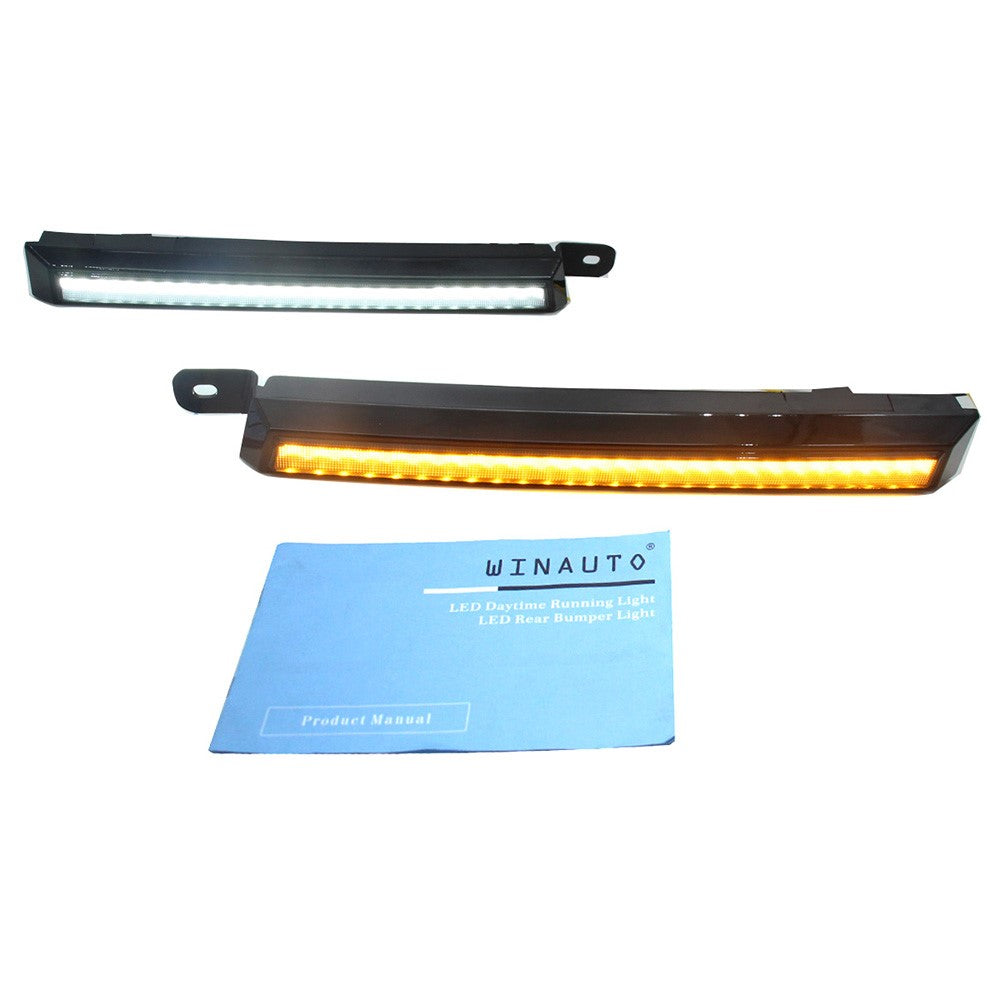 For Toyota Tacoma 1998-2000 1 Pair Car Modification Headlight Lower Trim Light LED DRL Turn Signal Lamp