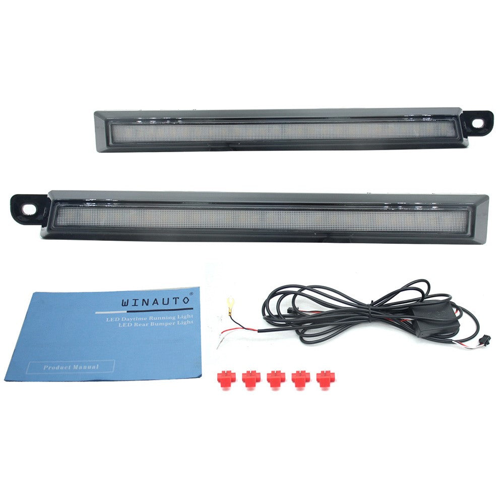 For Toyota Tacoma 1998-2000 1 Pair Car Modification Headlight Lower Trim Light LED DRL Turn Signal Lamp