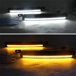 For Toyota Tacoma 1998-2000 1 Pair Car Modification Headlight Lower Trim Light LED DRL Turn Signal Lamp