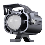 12-85V Motorcykel Elcykel Gul+Vit LED Ljus Vattentät Superstark Spotlight