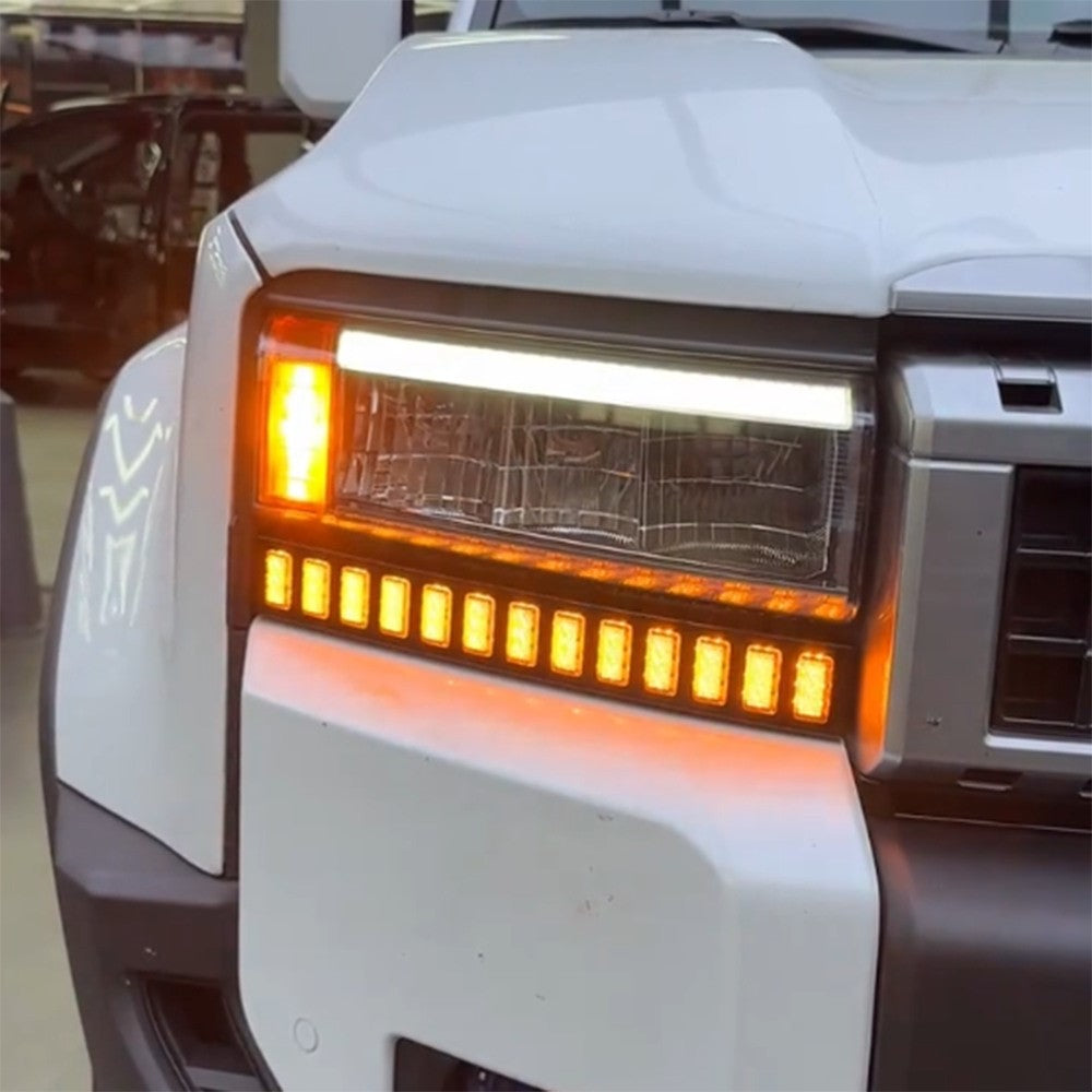 WINAUTO MCL1008AYB För Prado 2024 Trefärgade bilar LED-varselljus Blinkerlampa
