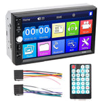 7012B 7 inch Touch Screen Bluetooth-compatible HD Multimedia Player 2 Din Car FM Radio Reversing Display Music Video Player