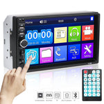 7012B 7 inch Touch Screen Bluetooth-compatible HD Multimedia Player 2 Din Car FM Radio Reversing Display Music Video Player