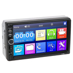 7012B 7 inch Touch Screen Bluetooth-compatible HD Multimedia Player 2 Din Car FM Radio Reversing Display Music Video Player