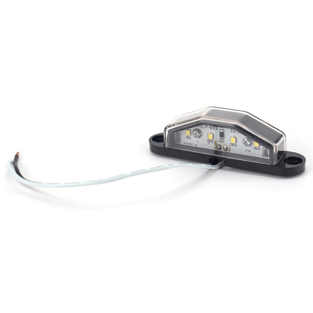 A4136 Bakljussats med 10 LED-lampor för 12V lastbil, släpvagn, fordon Vattentät blinkerssats med reflekterande plattor / positionsljus / registreringsskyltsbelysning