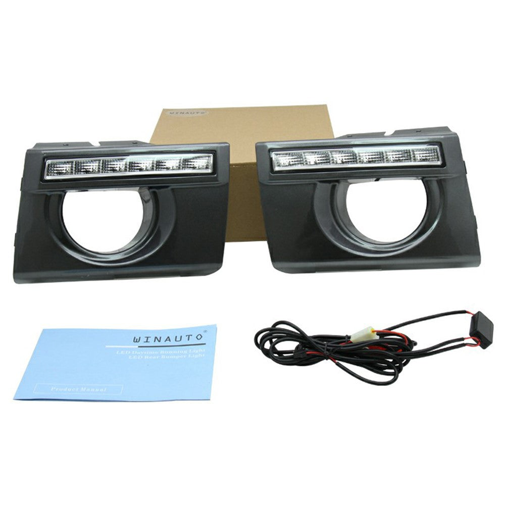 WINAUTO 1 Pair IP67 Waterproof LED Daytime Running Lights for Hyundai Tucson 2005-2009