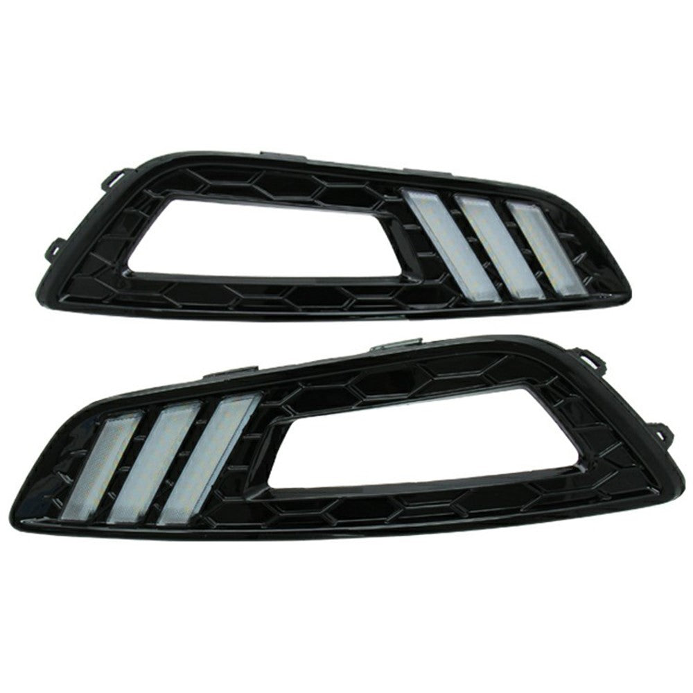 WINAUTO 1 Pair LED DRL Light for Ford All-New Focus 2015 Waterproof Car Turn Signal Lamp