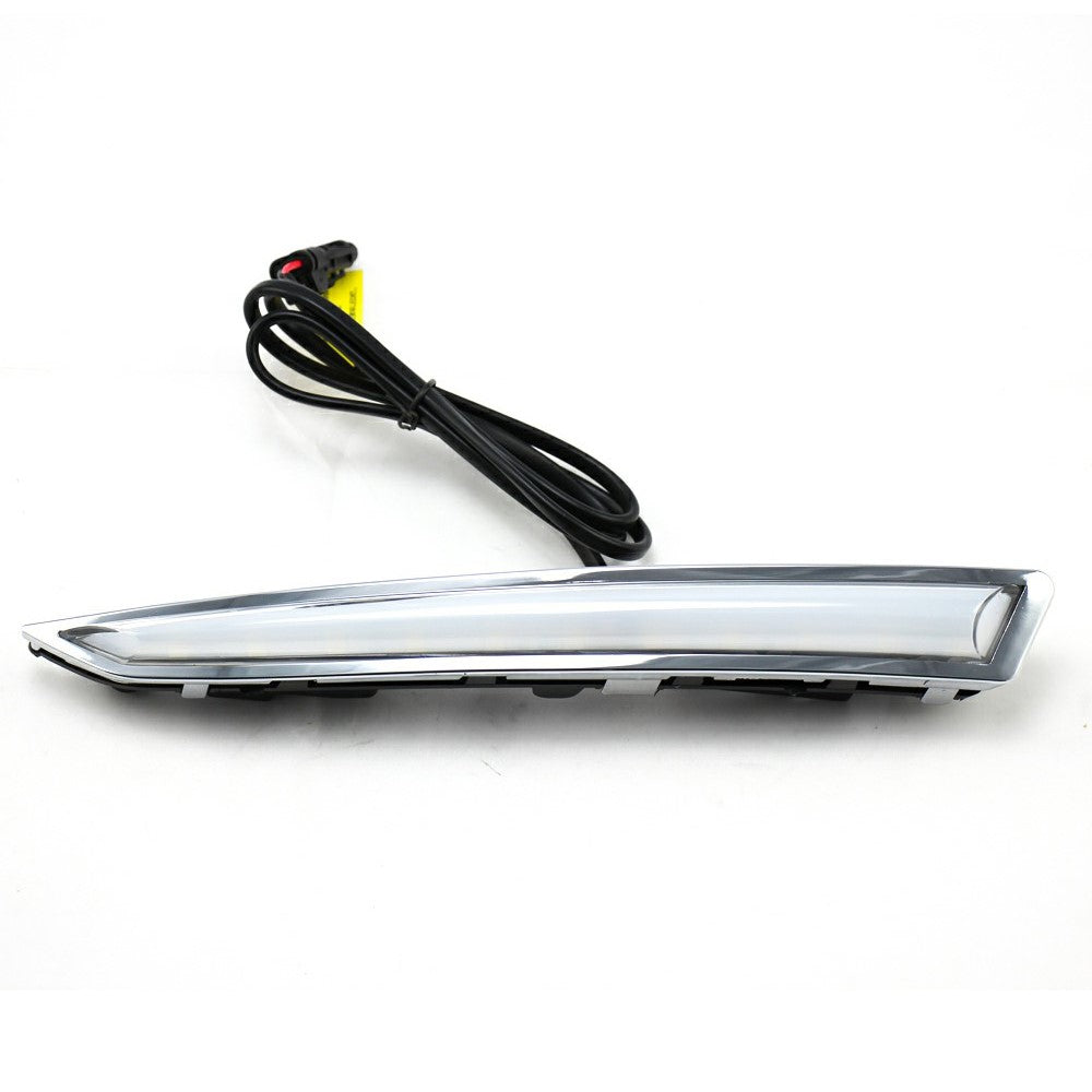 WINAUTO For Ford Kuga / Escape 2013-2015 1 Pair LED DRL Light Waterproof Car Daytime Running Lamp