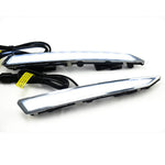 WINAUTO For Ford Kuga / Escape 2013-2015 1 Pair LED DRL Light Waterproof Car Daytime Running Lamp