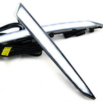 WINAUTO For Ford Kuga / Escape 2013-2015 1 Pair LED DRL Light Waterproof Car Daytime Running Lamp