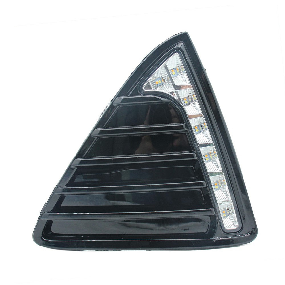 WINAUTO 1 Pair For Ford All-New Focus 2012-2014 LED Lamp Daytime Running Light with Yellow Light