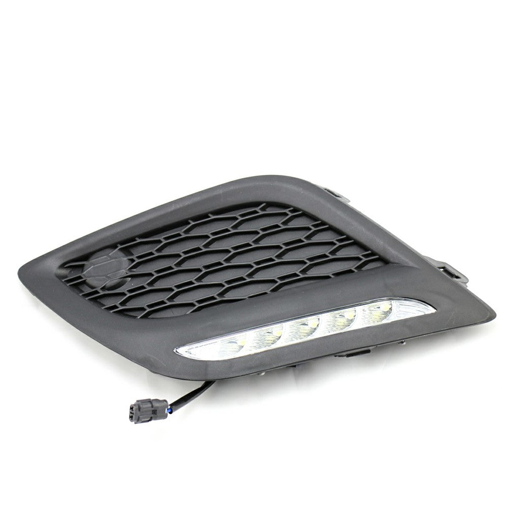 WINAUTO For XC60 2009-2013 1 Pair Daytime Running Lamp Super Bright LED Car DRL Light