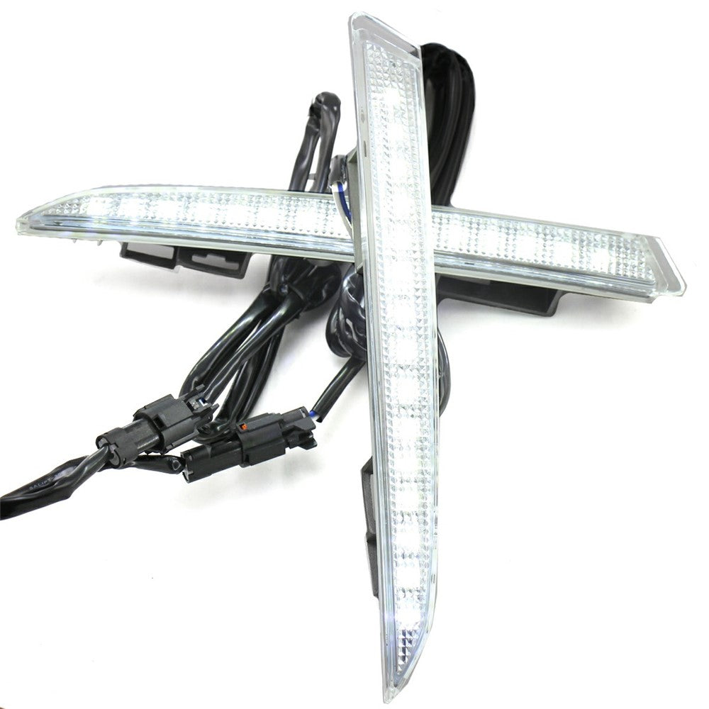 WINAUTO For Ford Kuga / Escape 2013-2015 1 Pair Car DRL Light Waterproof LED Daytime Running Lamp