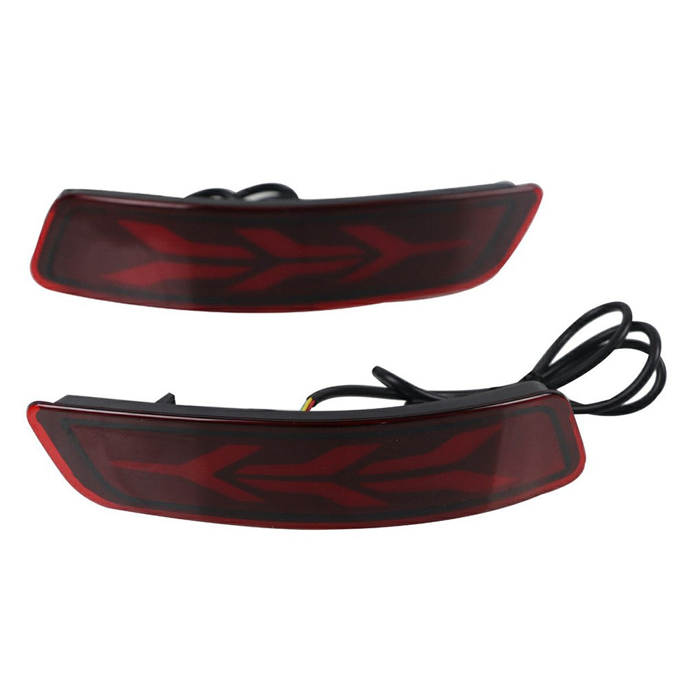 WINAUTO 2Pcs LED Rear Bumper Reflector Lights for Toyota Corolla 2014-2018 Multi-function Brake Light