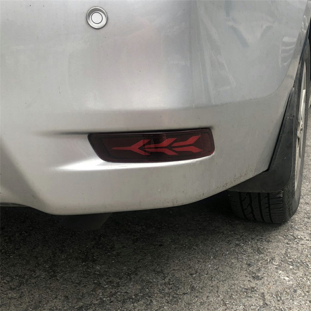 WINAUTO 2Pcs LED Rear Bumper Reflector Lights for Toyota Corolla 2014-2018 Multi-function Brake Light