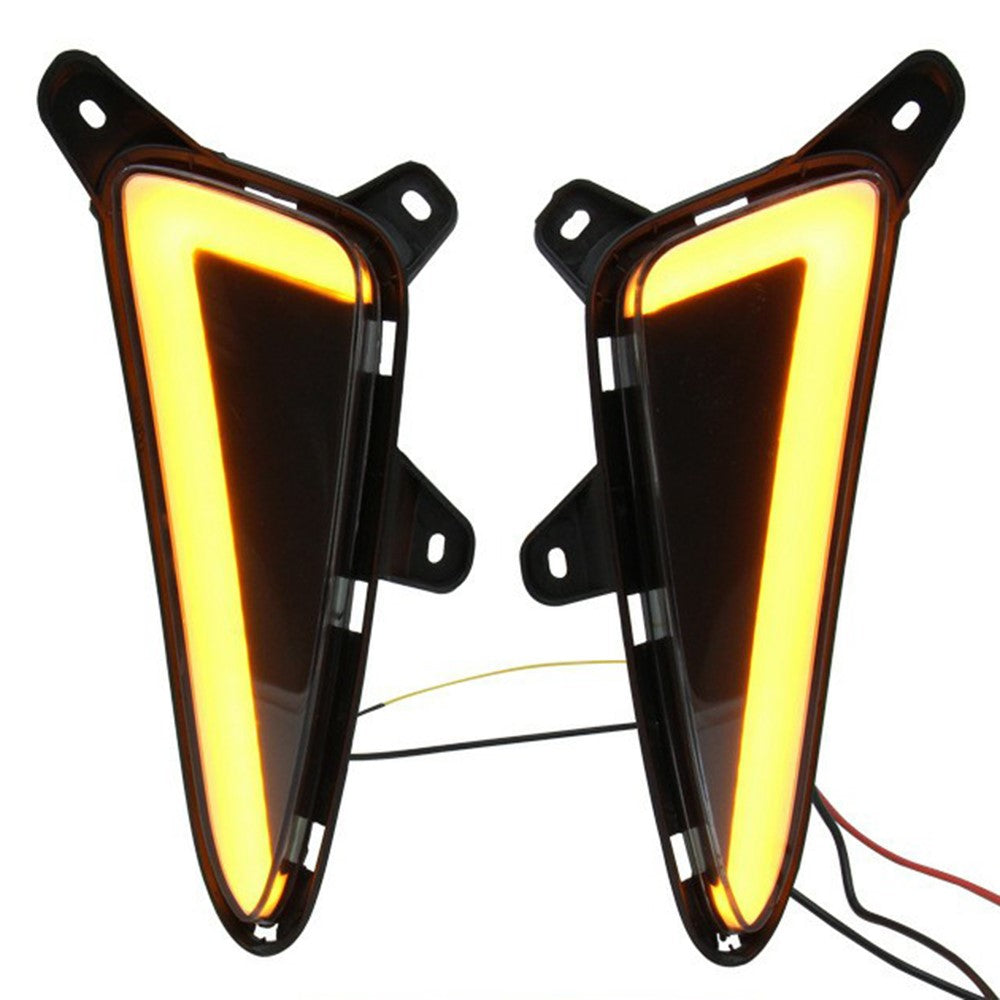 WINAUTO For TOYOTA C-HR / IZOA 2017-2020 1 Pair LED Daytime Running Lights Dual-Way Function Car Light