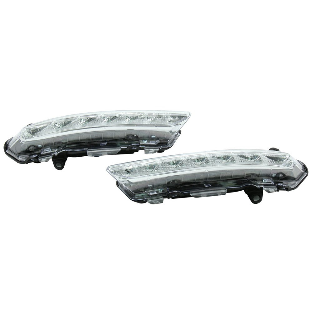 WINAUTO For C-Class W204 AMG 2008-2010 1 Pair Car DRL Light LED Daytime Running Lamp