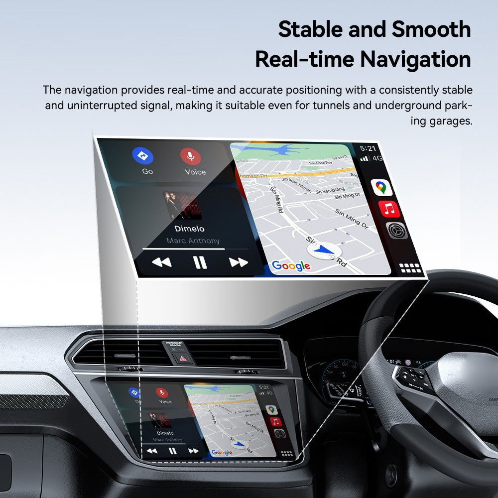 ESSAGER CP027 Wireless CarPlay Adapter Convert Wired to Wireless Auto Dongle for iPhone Android