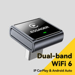 ESSAGER CP027 Wireless CarPlay Adapter Convert Wired to Wireless Auto Dongle for iPhone Android