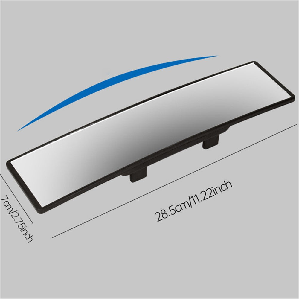 BY-1344 ABS+Glass Car Interior Anti-glare Wide Angle Curved Rearview Mirror Reversing Auxiliary Mirror