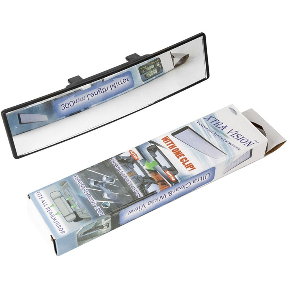 BY-1344 ABS+Glass Car Interior Anti-glare Wide Angle Curved Rearview Mirror Reversing Auxiliary Mirror