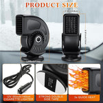 24V Car Heater Windshield Defrosting Defogging Vehicle Interior Heating Fan