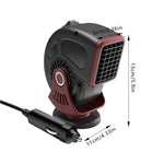 24V Car Heater Windshield Defrosting Defogging Vehicle Interior Heating Fan