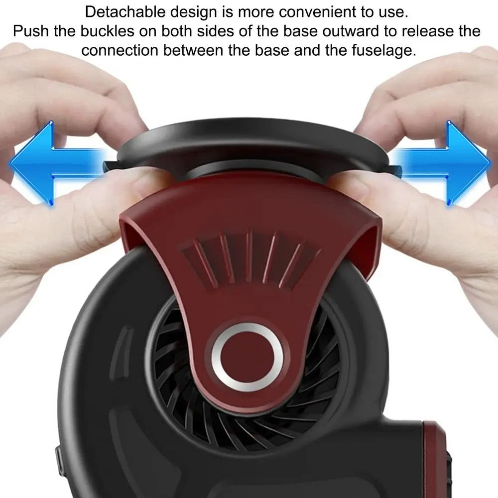 24V Car Heater Windshield Defrosting Defogging Vehicle Interior Heating Fan