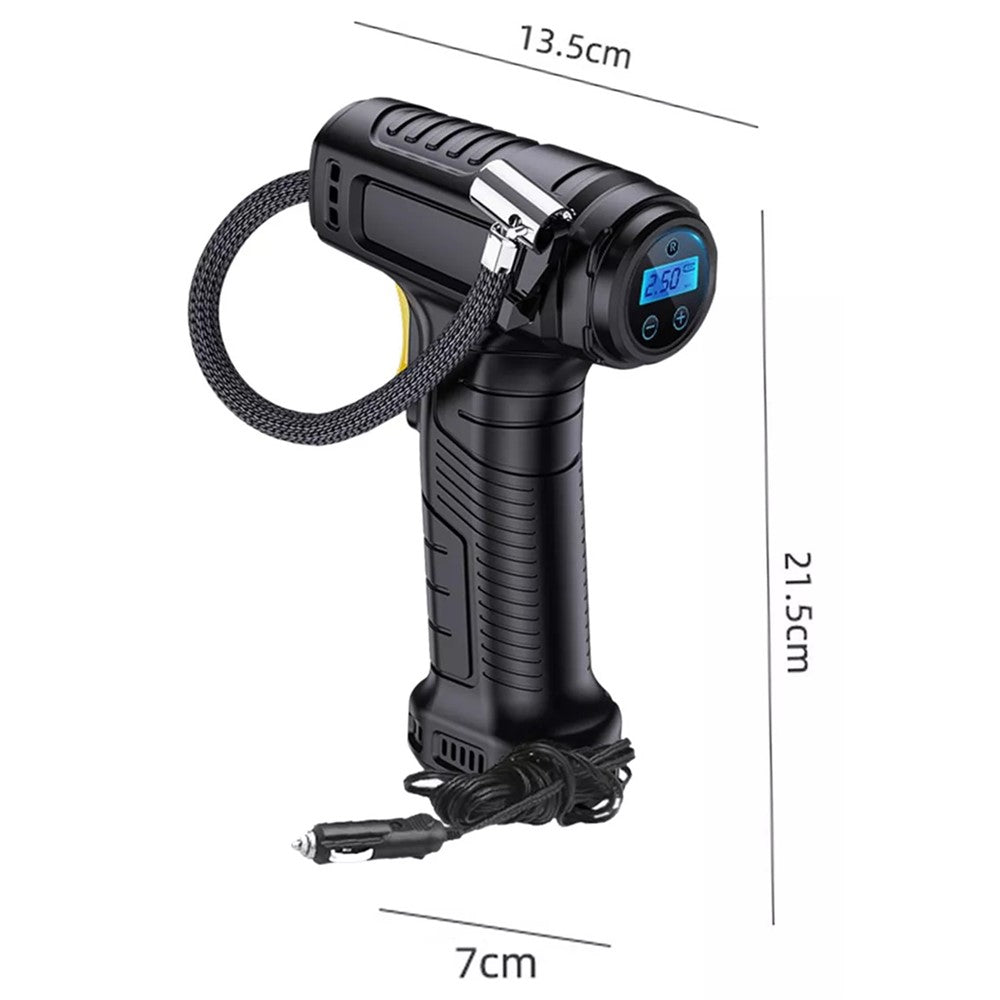 Rechargeable Wireless Electric Air Pump Digital Display Car Motorcycle Bike Tire Inflator