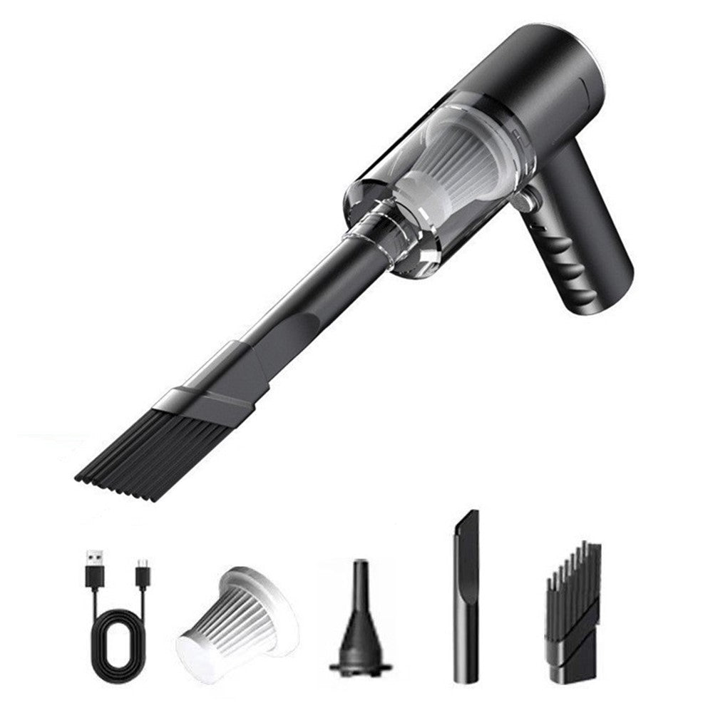 Rechargeable Car Vacuum Cleaner High Power Handheld Car Home Cleaning Tool, 800mAh Battery