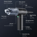 YESIDO VC15 Cordless Car Vacuum Cleaner with LED Display 100 Speeds Adjustable 10000Pa Powerful Suction Dust Blower