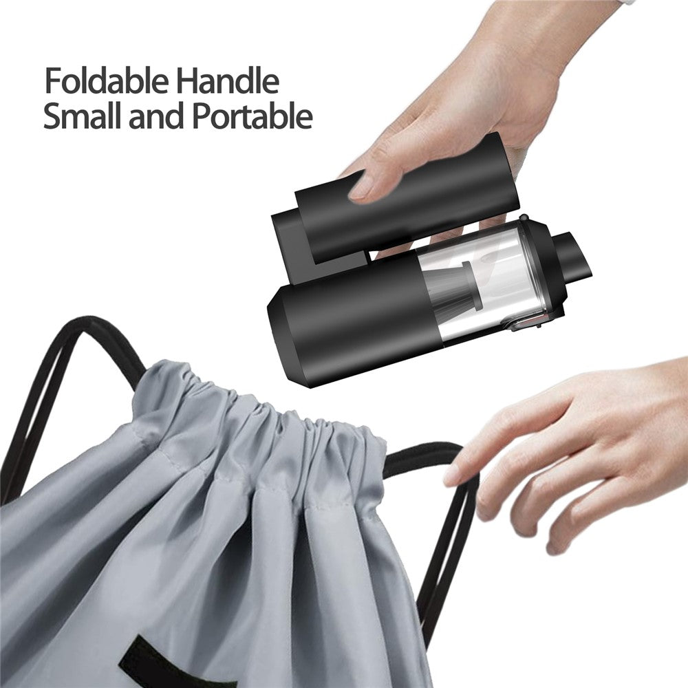 S1 Mini Cordless Vacuum Cleaner Folding High Power Suction 2-in-1 Handheld Vacuum Cleaner for Car, Home