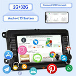 7-tommers Android 13-bilstereo til Volkswagen Jetta / Beetle / Tigen / Passat / Golf / Polo / Mainz / Turan / Bora / Yada / Skoda Octavia / SEAT Altay 2 GB + 32 GB trådløs CarPlay-pegeskærm-bilradio