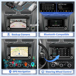 7-tommers Android 13-bilstereo til Volkswagen Jetta / Beetle / Tigen / Passat / Golf / Polo / Mainz / Turan / Bora / Yada / Skoda Octavia / SEAT Altay 2 GB + 32 GB trådløs CarPlay-pegeskærm-bilradio