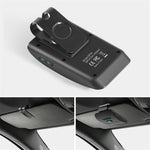 SP09 Visir Bluetooth-kompatibel 4.2 Håndfrit bilsæt Multipoint Højttalertelefon Automatisk tænd/sluk