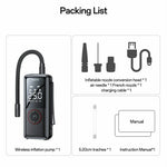 YESIDO VC17 Multi-function Wireless Tire Inflator for Car / Bicycle / Basketball Portable Air Compressor with LED Display