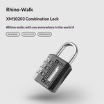 RHINOWALK XM10203 Motorcycle Bag Security Lock Zinc Alloy 3-Digit Anti Theft Combination Lock