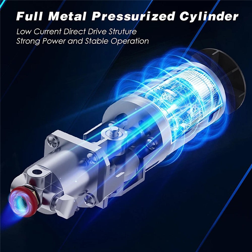 Multifunktionel trådløs intelligent bilpumpe bærbar aluminiumslegering 25 mm cylinder-dækluftpumpe