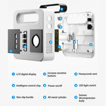995 LCD Screen Car High Pressure Tyre Inflator Electric Tire Air Pump with LED Light