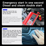 Multifunctional 7800mAh Car Jump Starter Digital Display Tire Inflator LED Flashlight Phone Power Bank