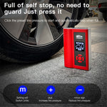 Multifunctional 7800mAh Car Jump Starter Digital Display Tire Inflator LED Flashlight Phone Power Bank