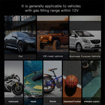 Multifunctional 7800mAh Car Jump Starter Digital Display Tire Inflator LED Flashlight Phone Power Bank