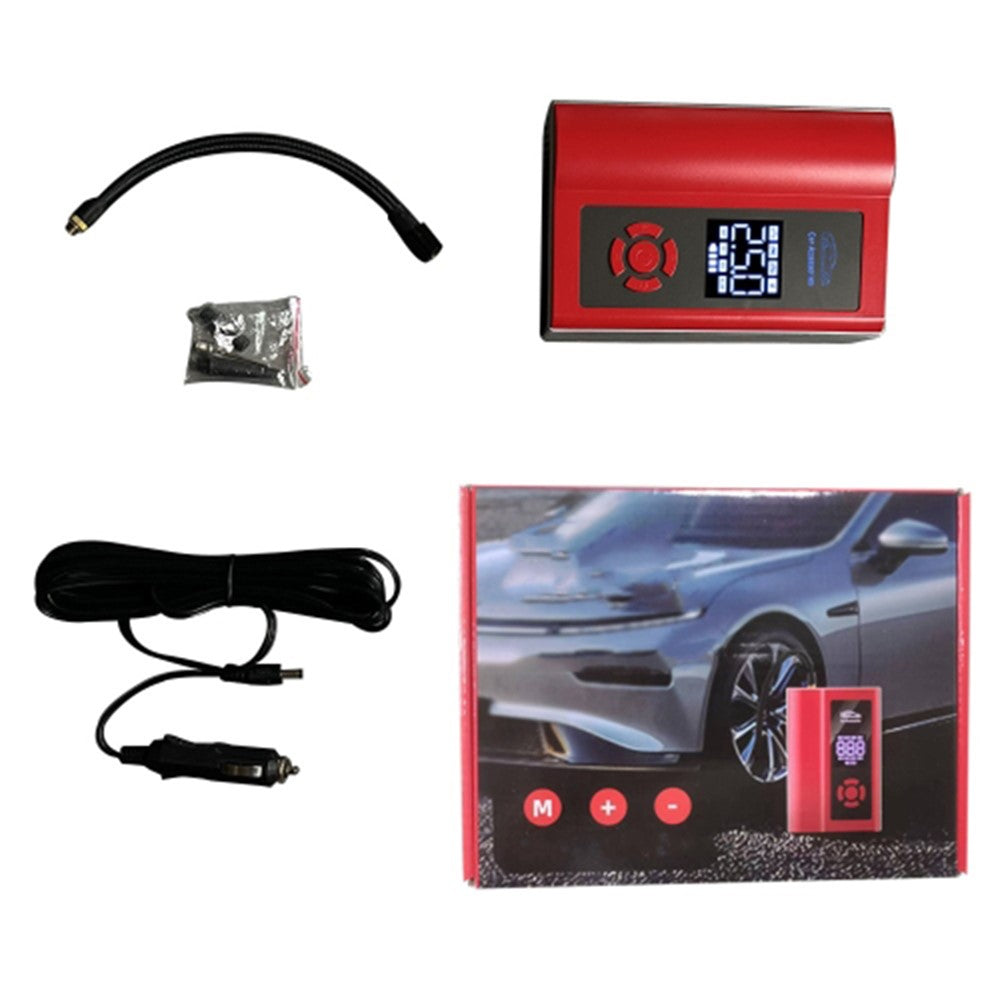 Multifunctional 7800mAh Car Jump Starter Digital Display Tire Inflator LED Flashlight Phone Power Bank