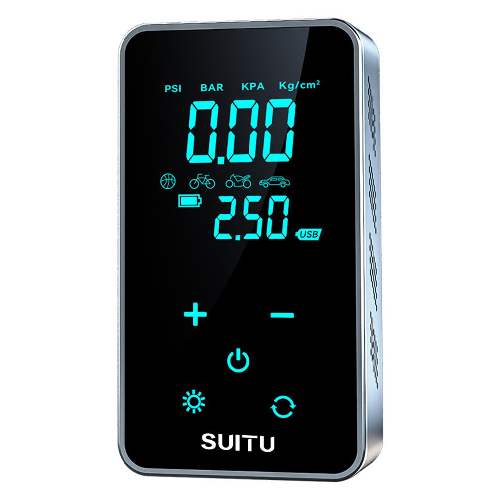 SUITU ST-9616C Portable Car Tire Air Pump Touch Screen Smart Wireless Digital Display Tire Inflator