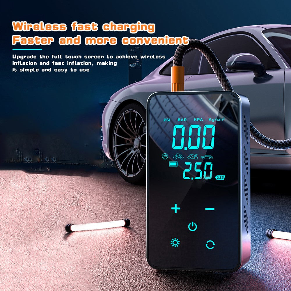 SUITU ST-9616C Portable Car Tire Air Pump Touch Screen Smart Wireless Digital Display Tire Inflator
