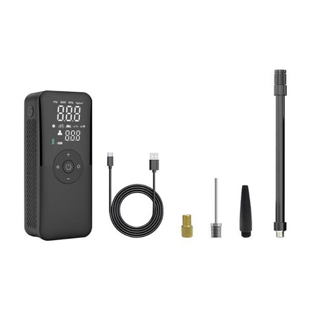CARSUN C3106 Mini Portable Motorcycle Air Pump Digital Display Car Inflatable Pump Supports Power Bank Function